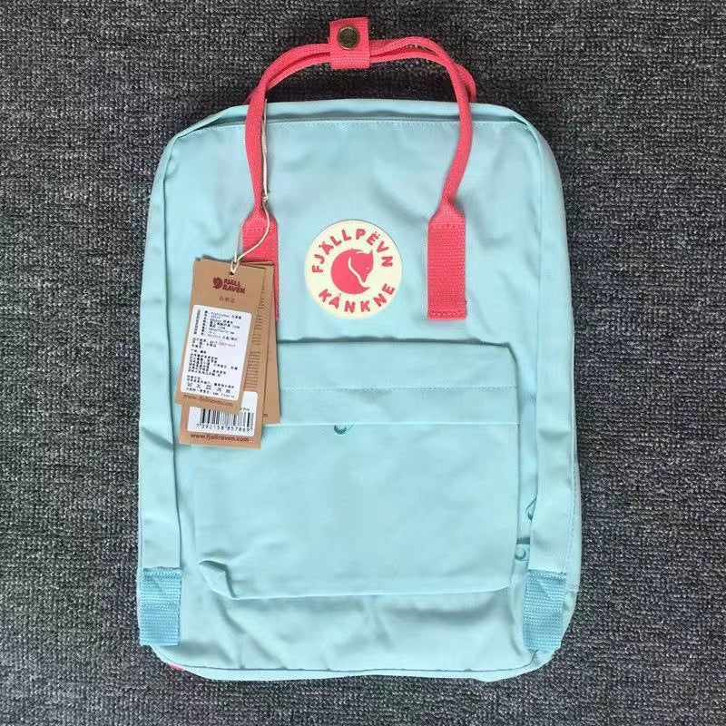 Fjallraven Kanken Classic Sky Blue with Peach Stripe