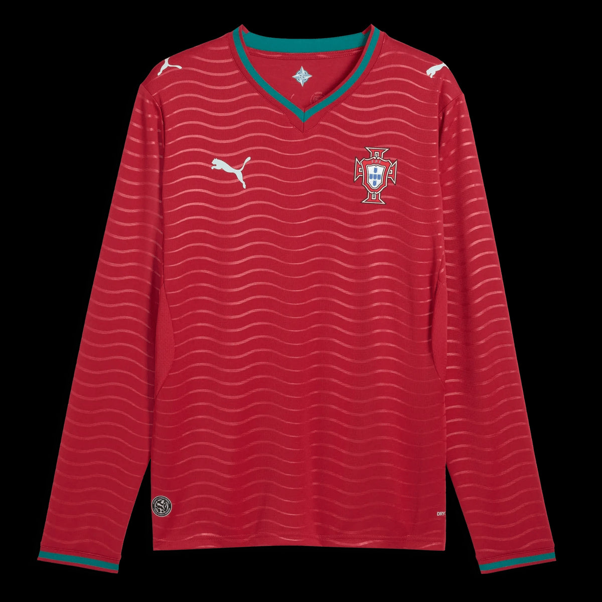 2026 Portugal Men's Stadium Home Long-Sleeve Soccer Jersey