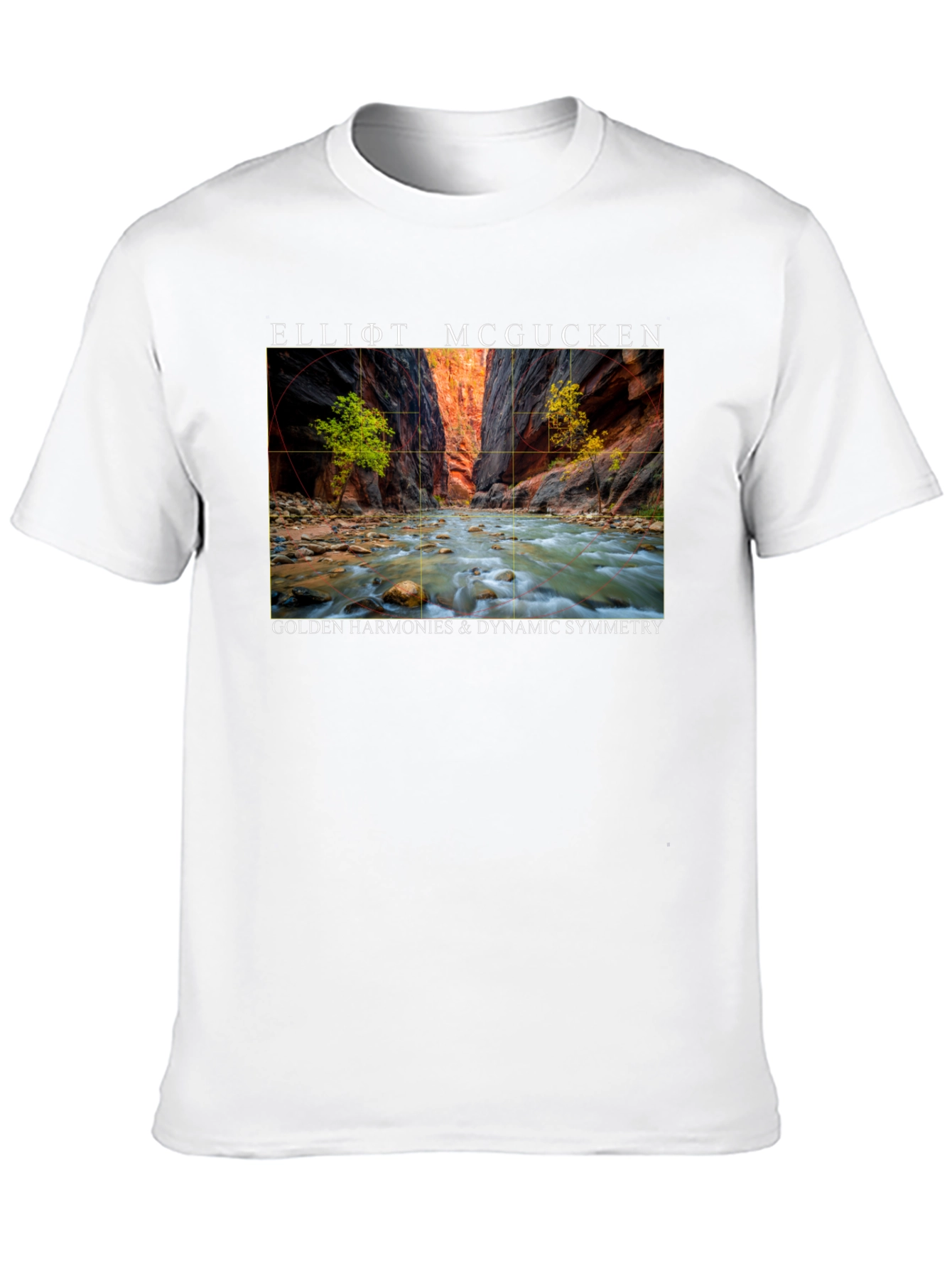 Elliot McGucken Golden Harmonies Black T-Shirt