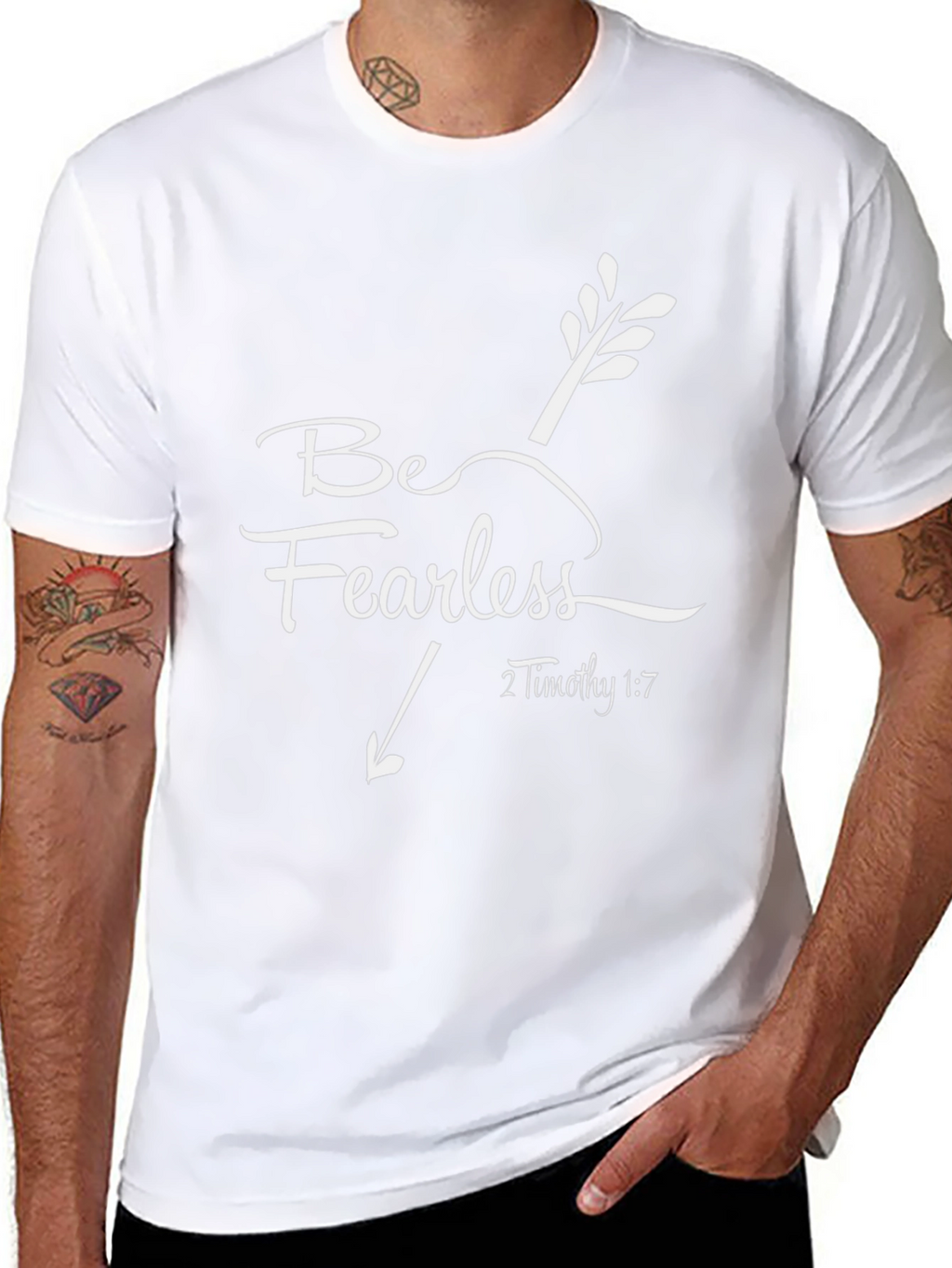 Be Fearless T-Shirt | Christian Arrow Design