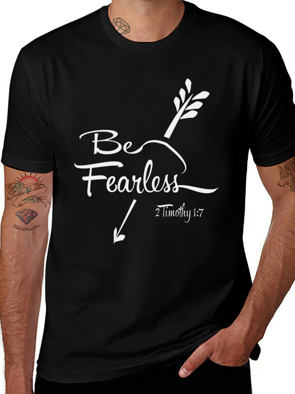 Be Fearless T-Shirt | Christian Arrow Design