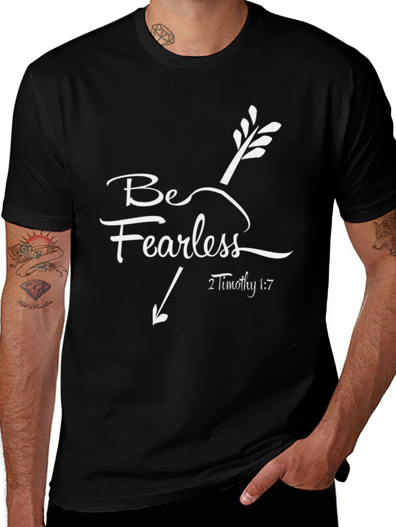 Be Fearless T-Shirt | Christian Arrow Design