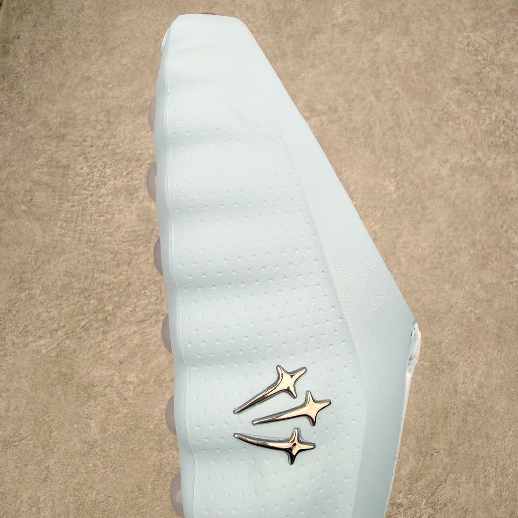 Nike x Fragment x Chrome Hearts Mind 001 Light Blue Unisex Slide Sandals
