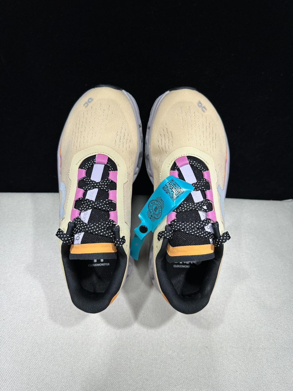 On Running Cloudmonster Sneakers Light Gold | Orange Pink