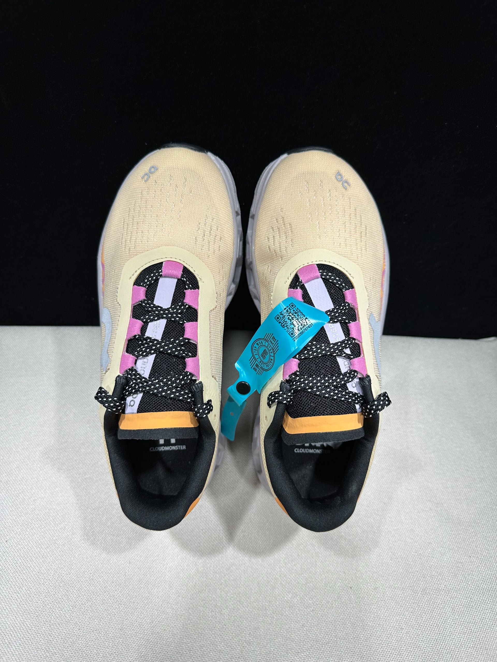 On Running Cloudmonster Sneakers Light Gold | Orange Pink
