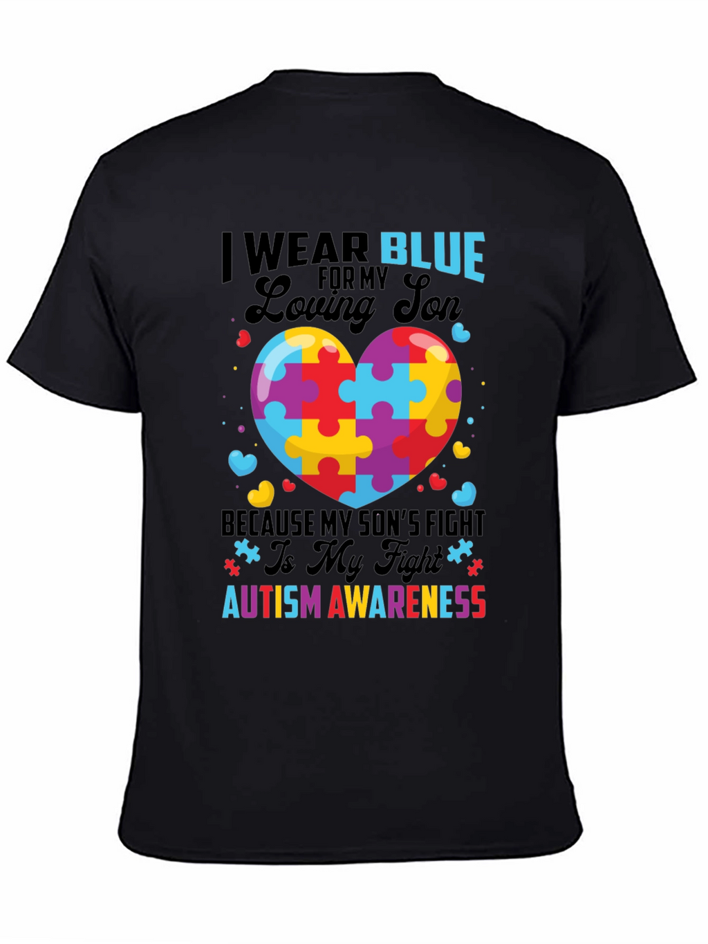 Autism Awareness Loving Son Graphic Tee