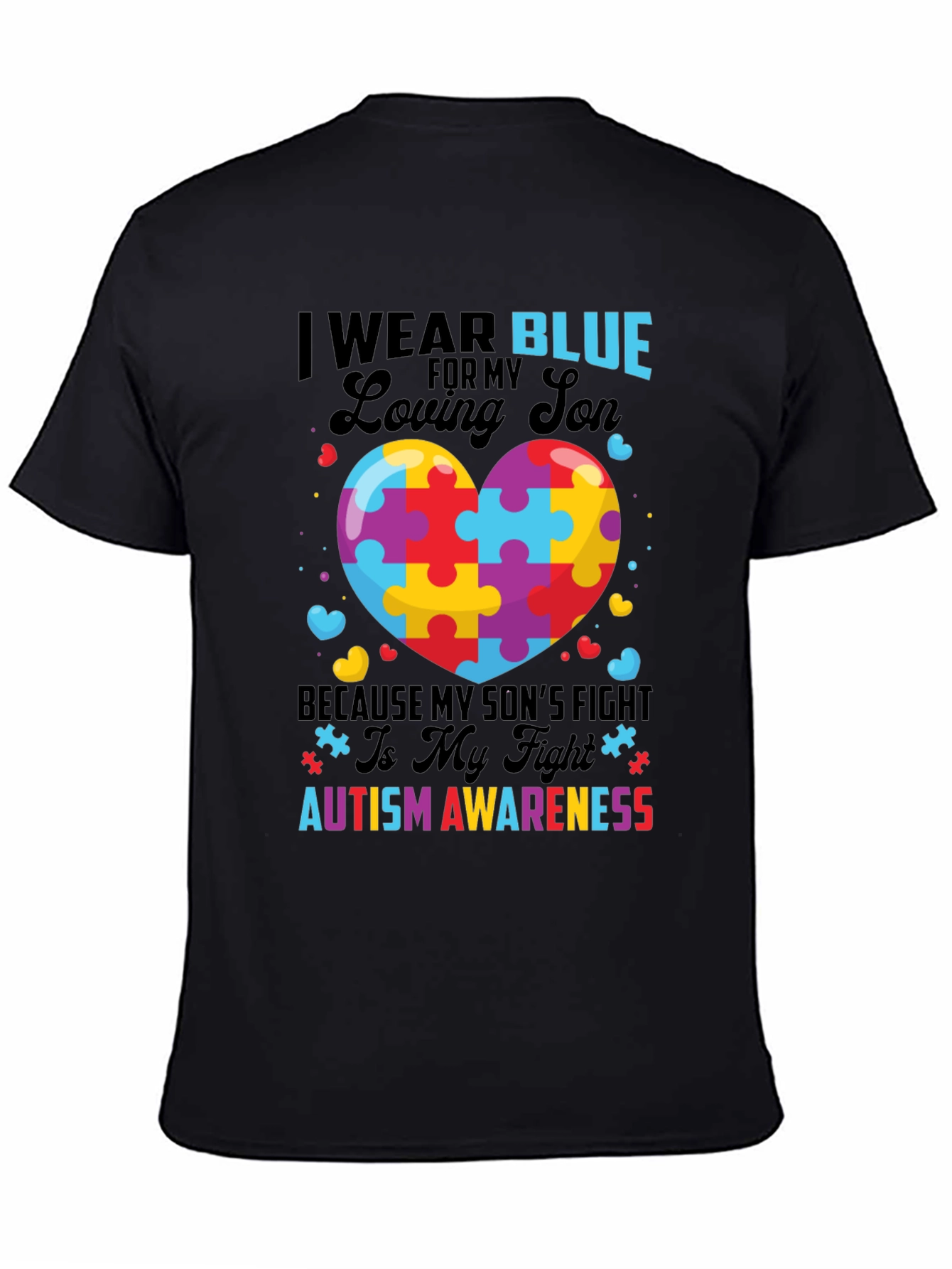 Autism Awareness Loving Son Graphic Tee