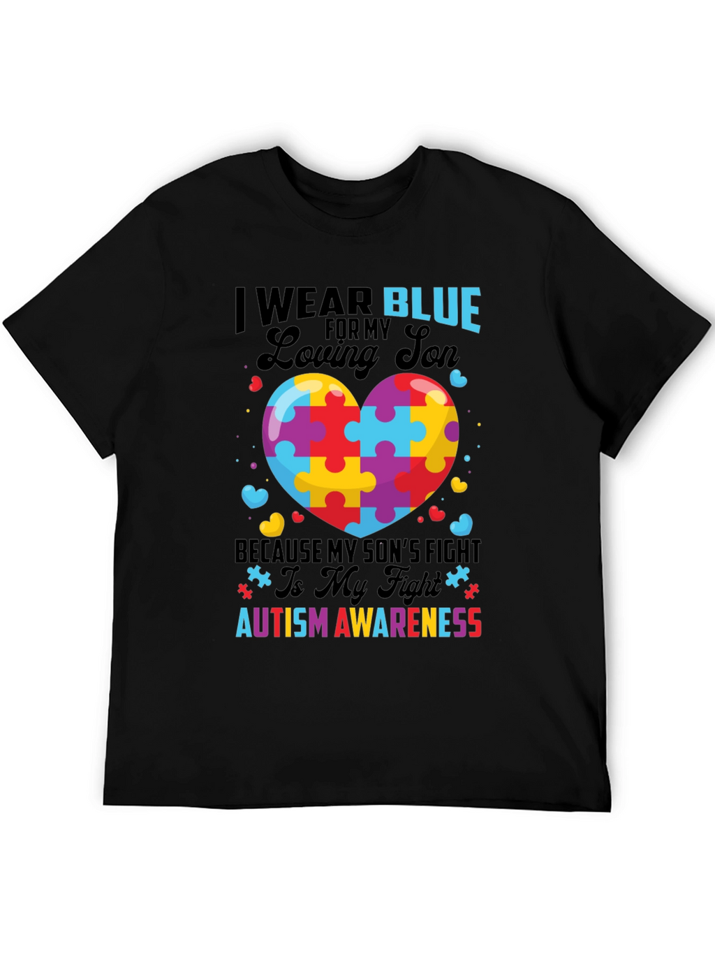 Autism Awareness Loving Son Graphic Tee
