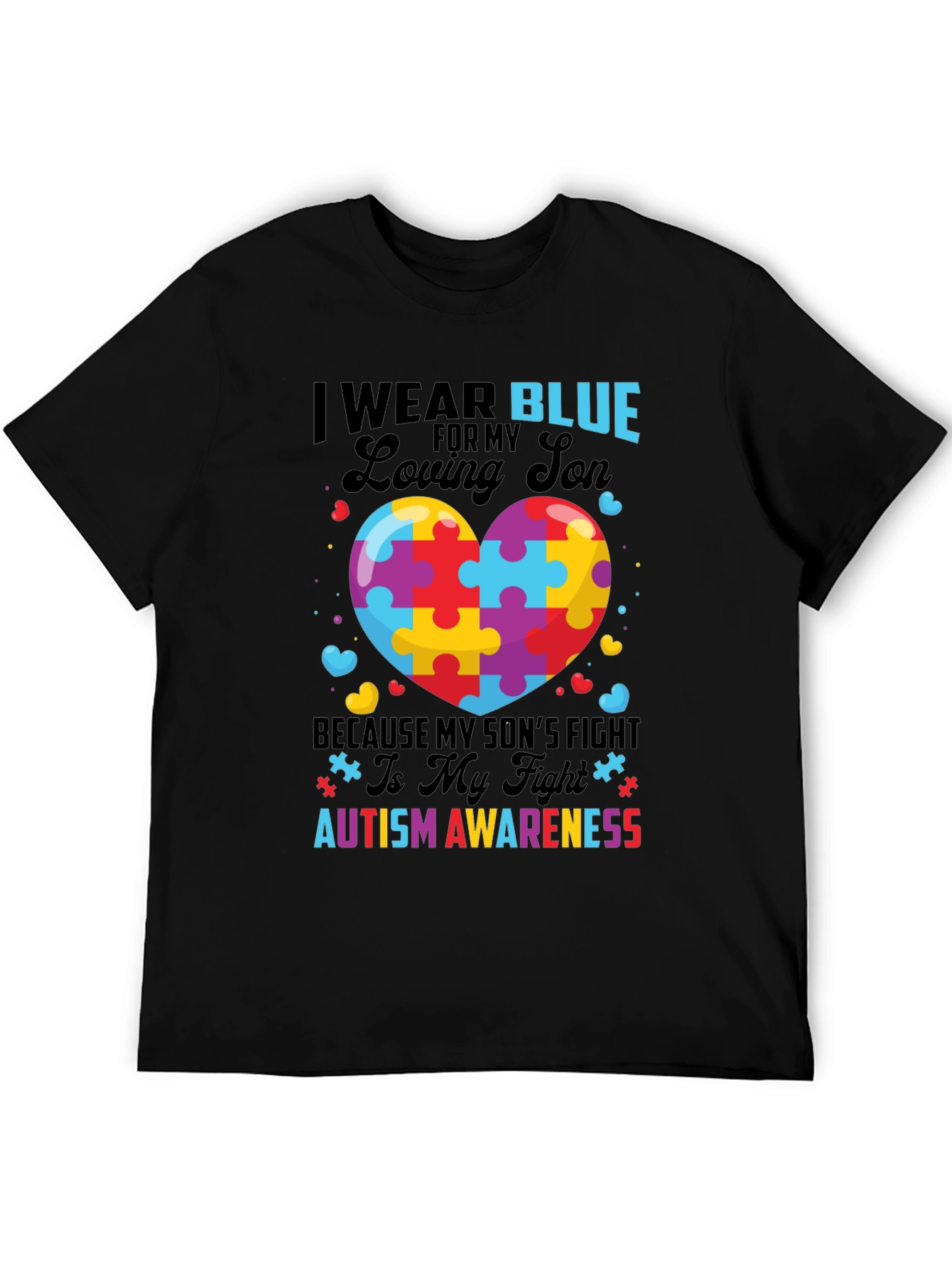 Autism Awareness Loving Son Graphic Tee