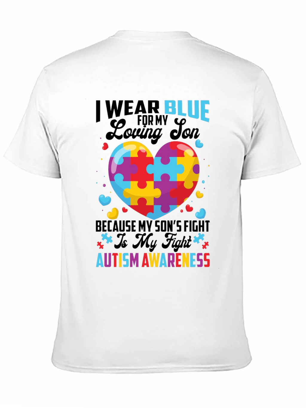 Autism Awareness Loving Son Graphic Tee