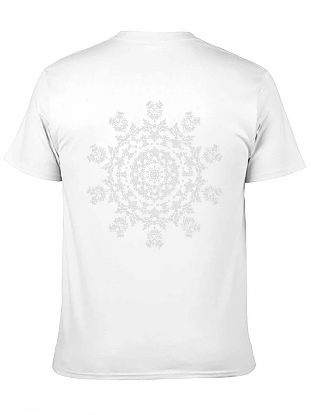 Abstract Mandala Graphic Black T-Shirt