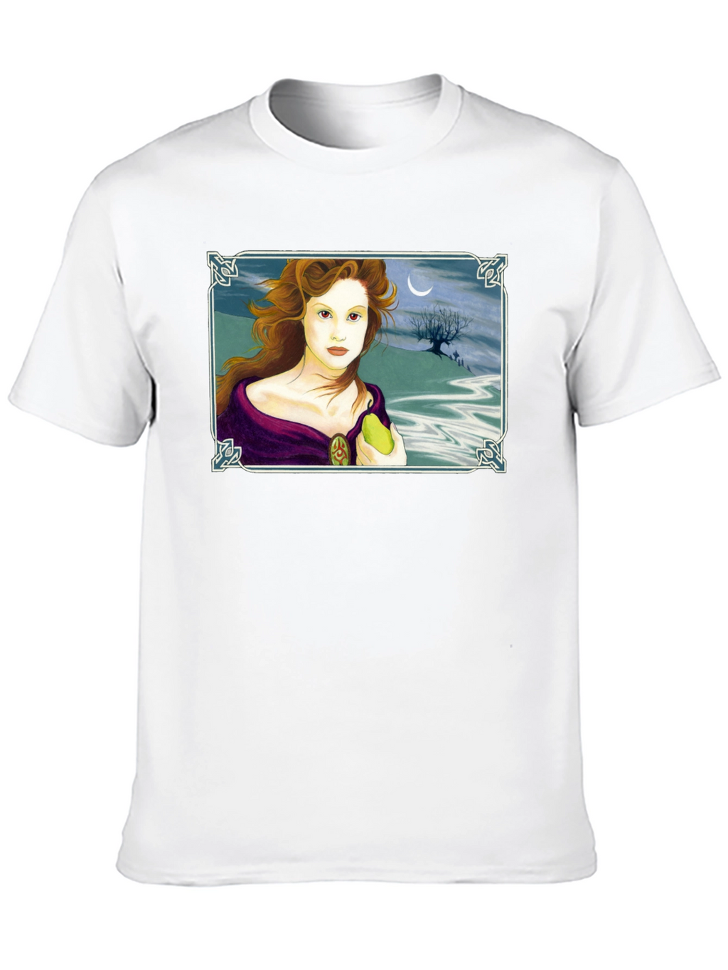 Woman with Pear Graphic T-Shirt