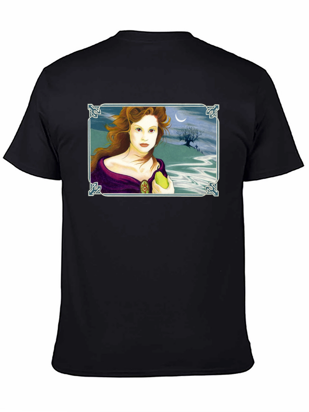 Woman with Pear Graphic T-Shirt