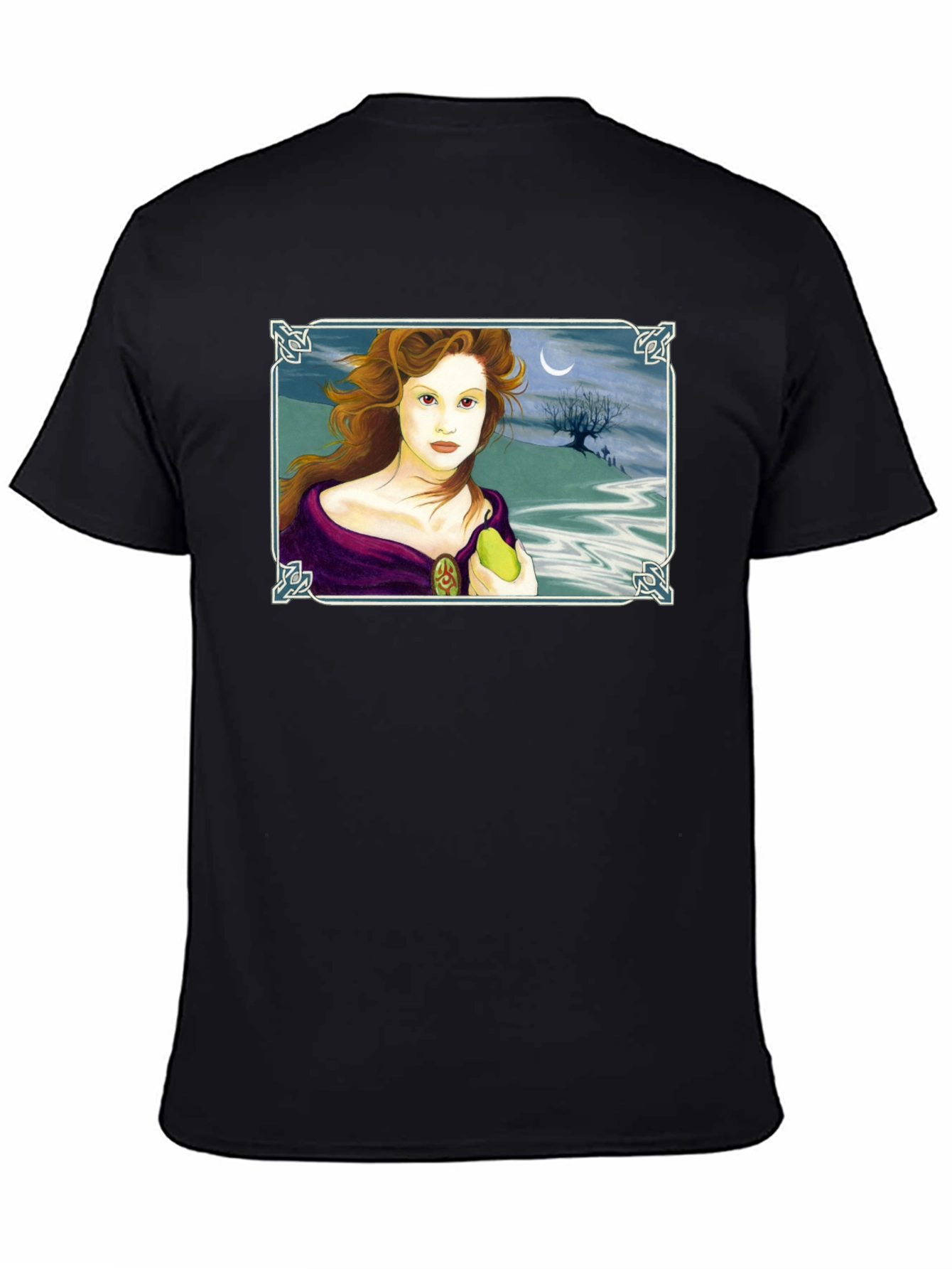 Woman with Pear Graphic T-Shirt