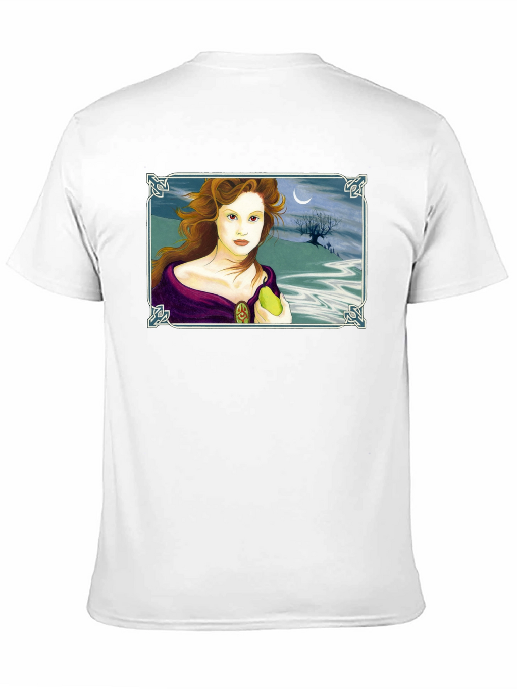 Woman with Pear Graphic T-Shirt