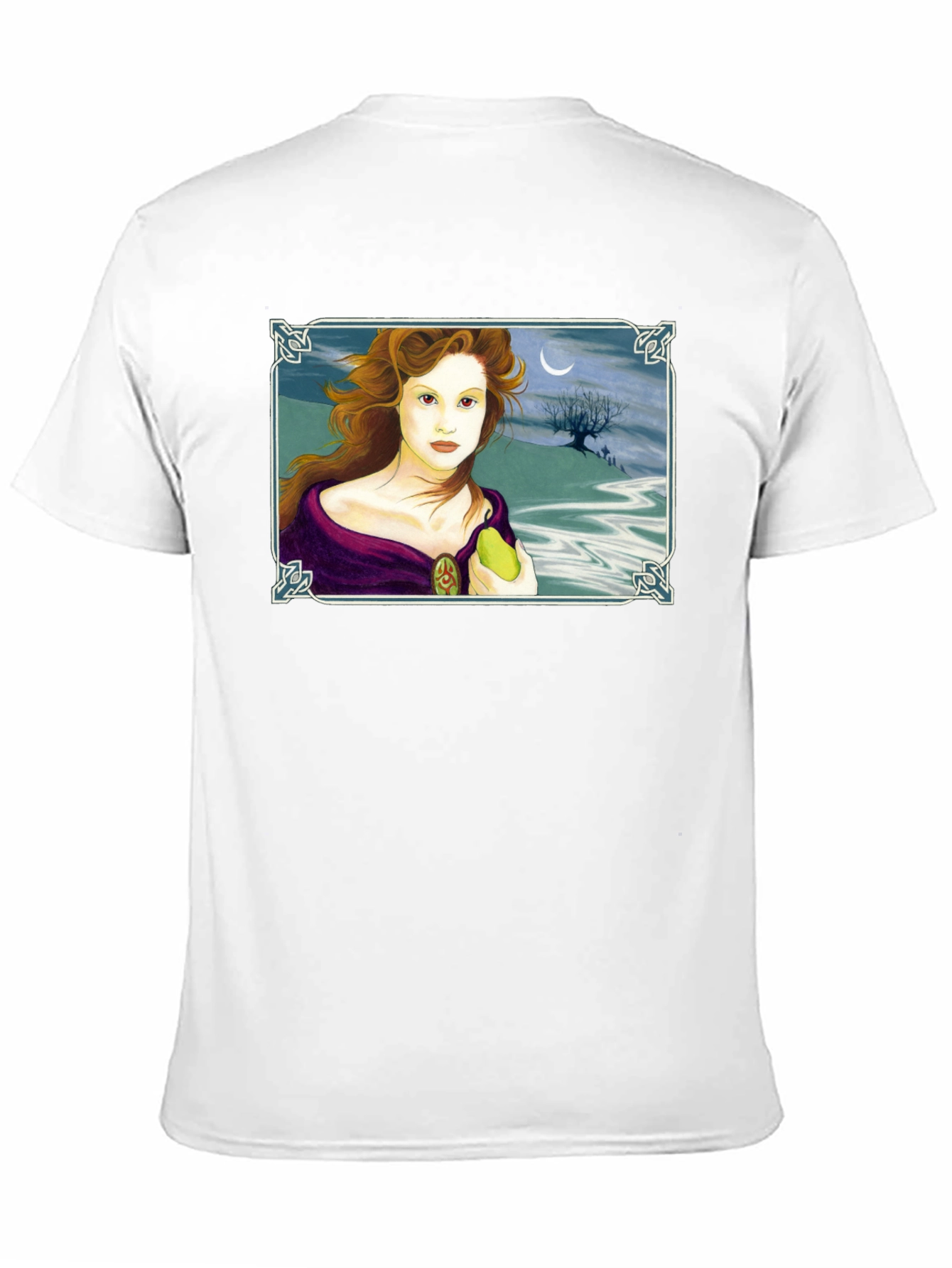Woman with Pear Graphic T-Shirt