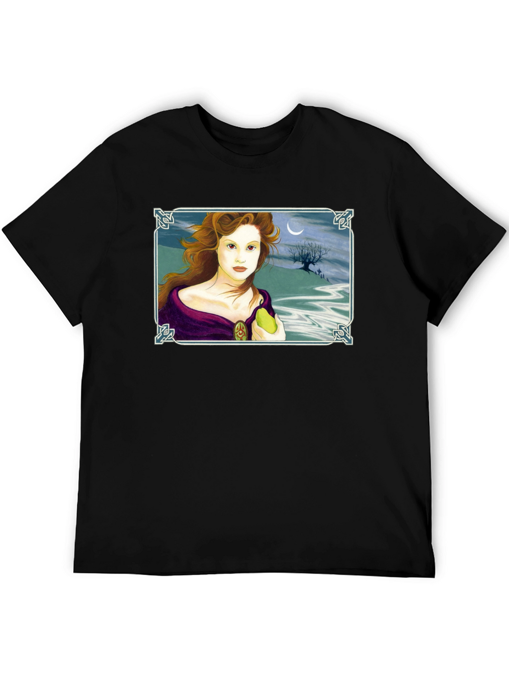 Woman with Pear Graphic T-Shirt
