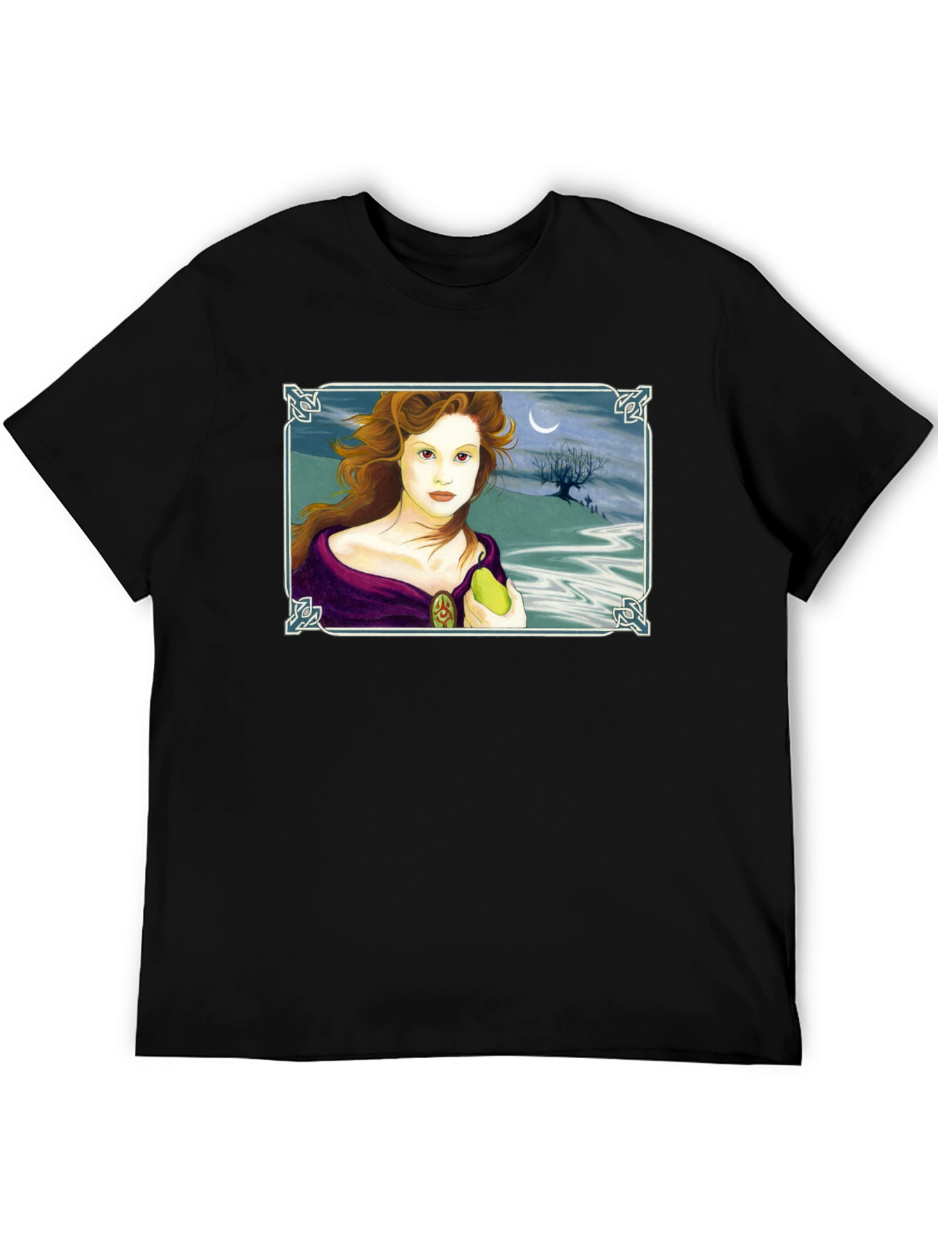 Woman with Pear Graphic T-Shirt