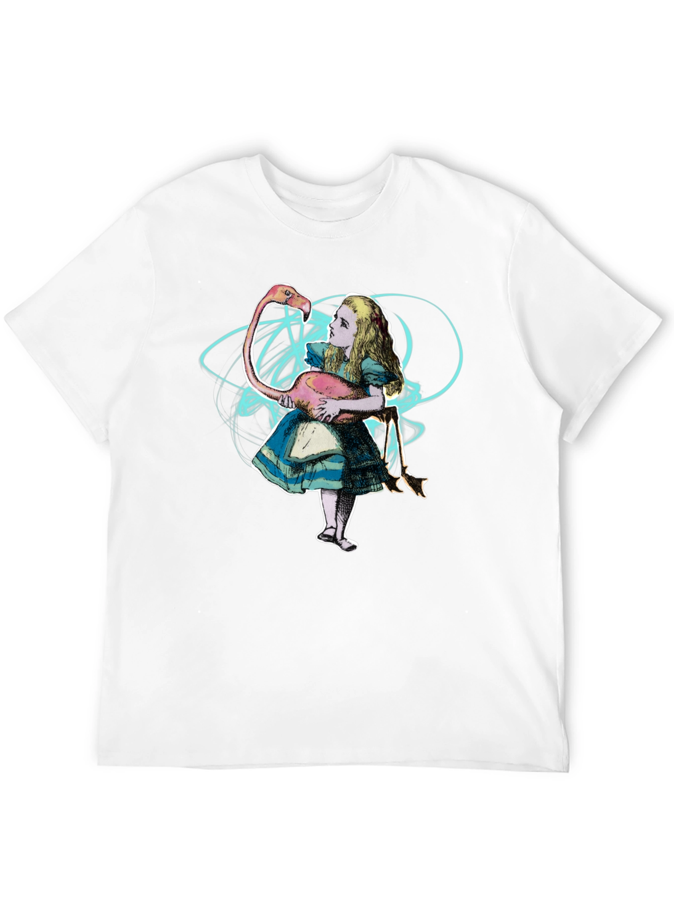 Alice in Wonderland Flamingo T-Shirt