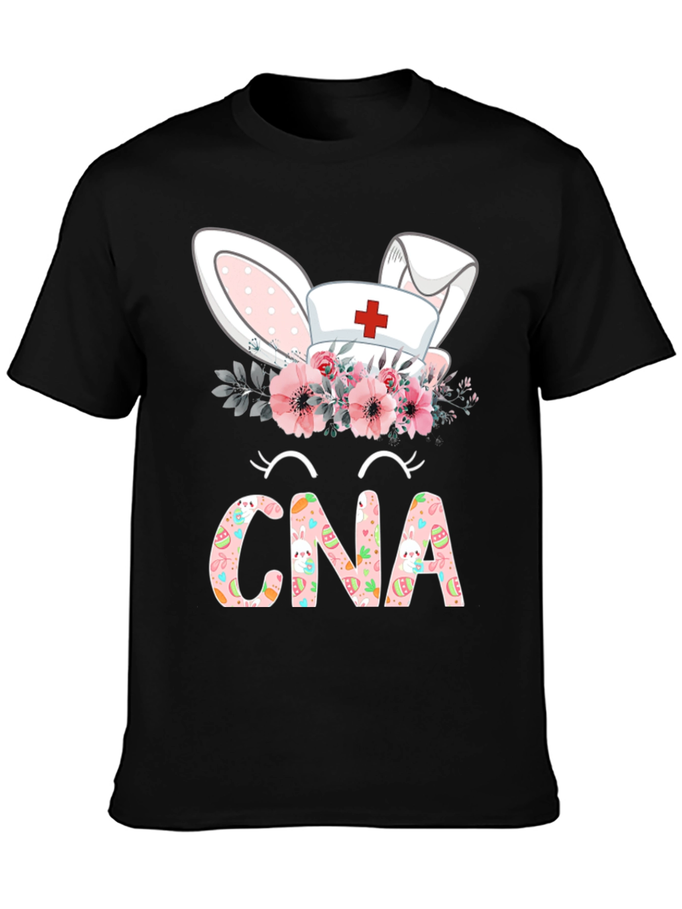 CNA Easter Bunny Floral T-Shirt