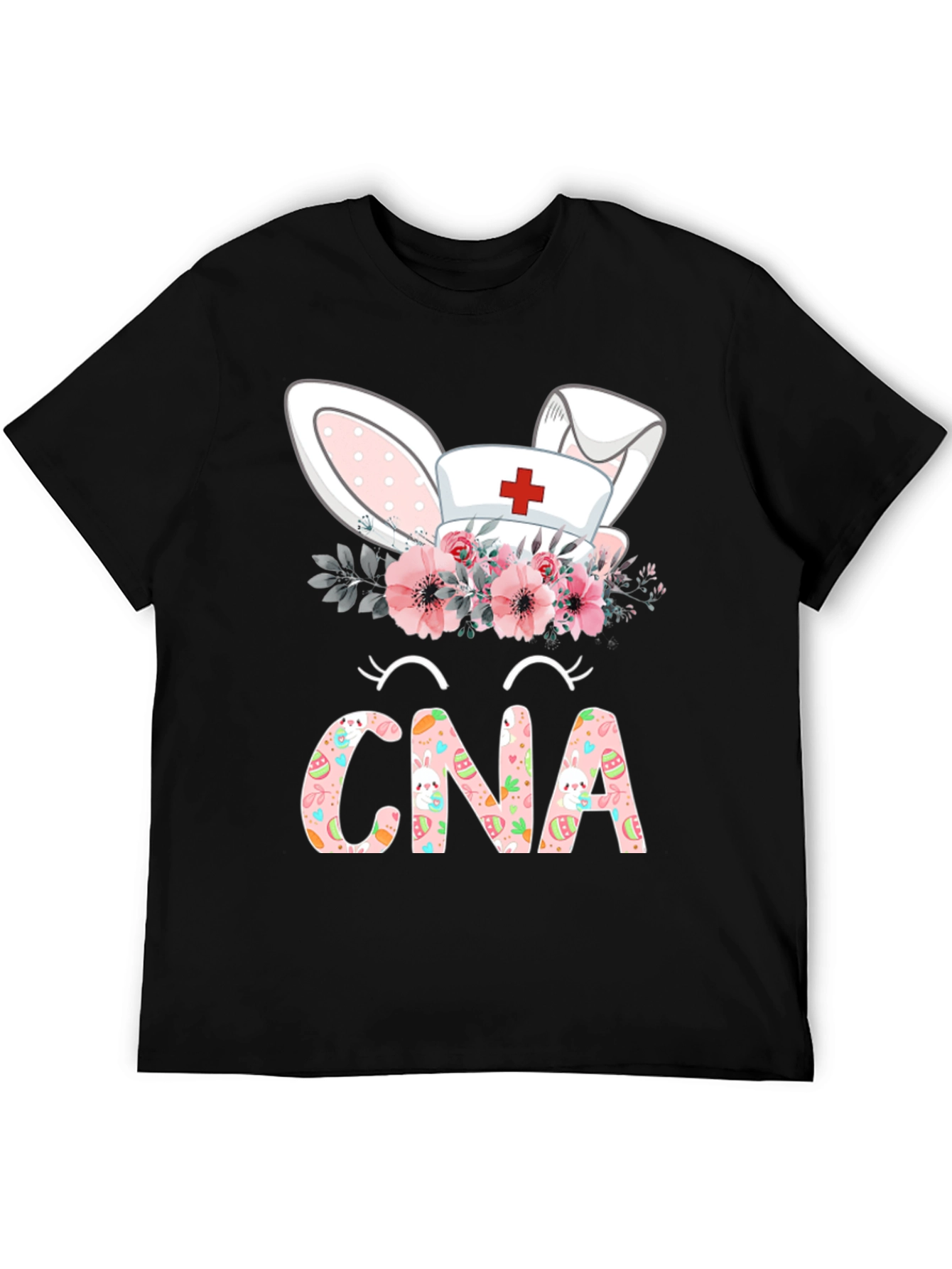 CNA Easter Bunny Floral T-Shirt