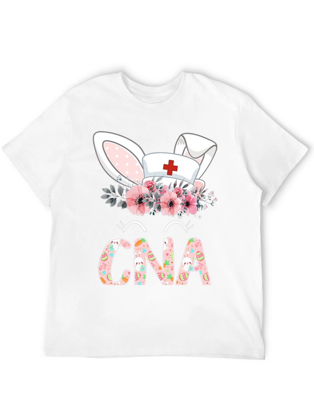 CNA Easter Bunny Floral T-Shirt
