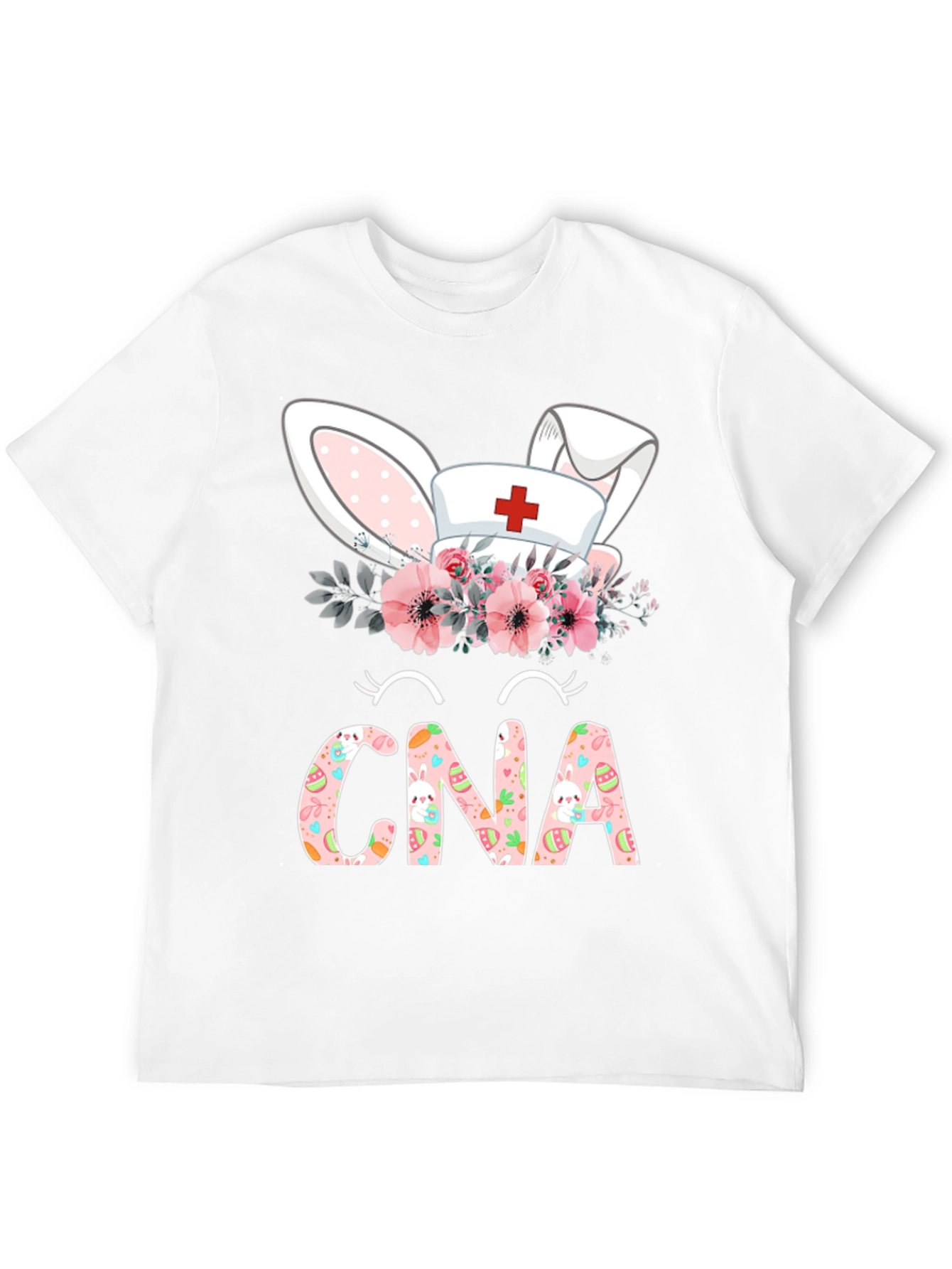 CNA Easter Bunny Floral T-Shirt