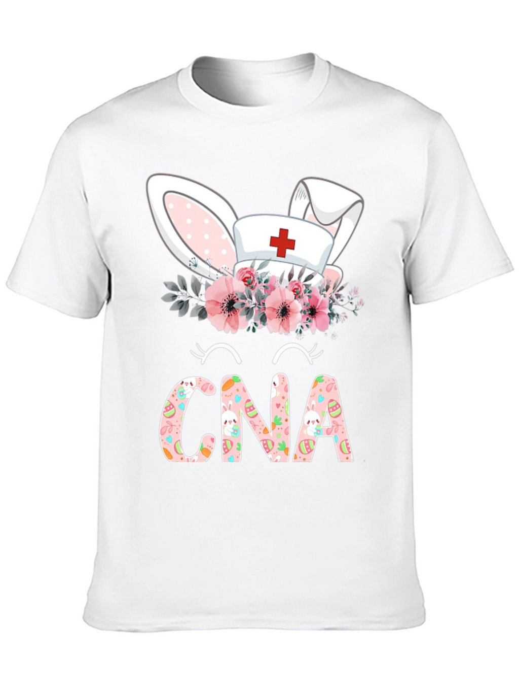 CNA Easter Bunny Floral T-Shirt