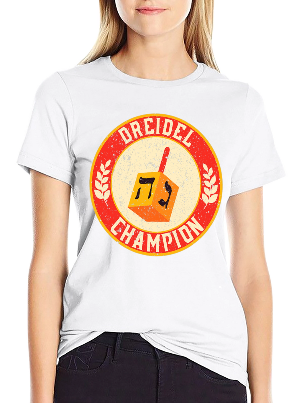 Dreidel Champion T-Shirt - Hanukkah Pride