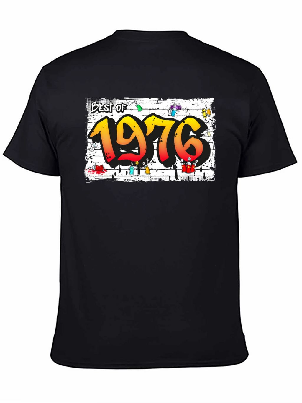 Best of 1976 T-Shirt Graffiti Style Tee