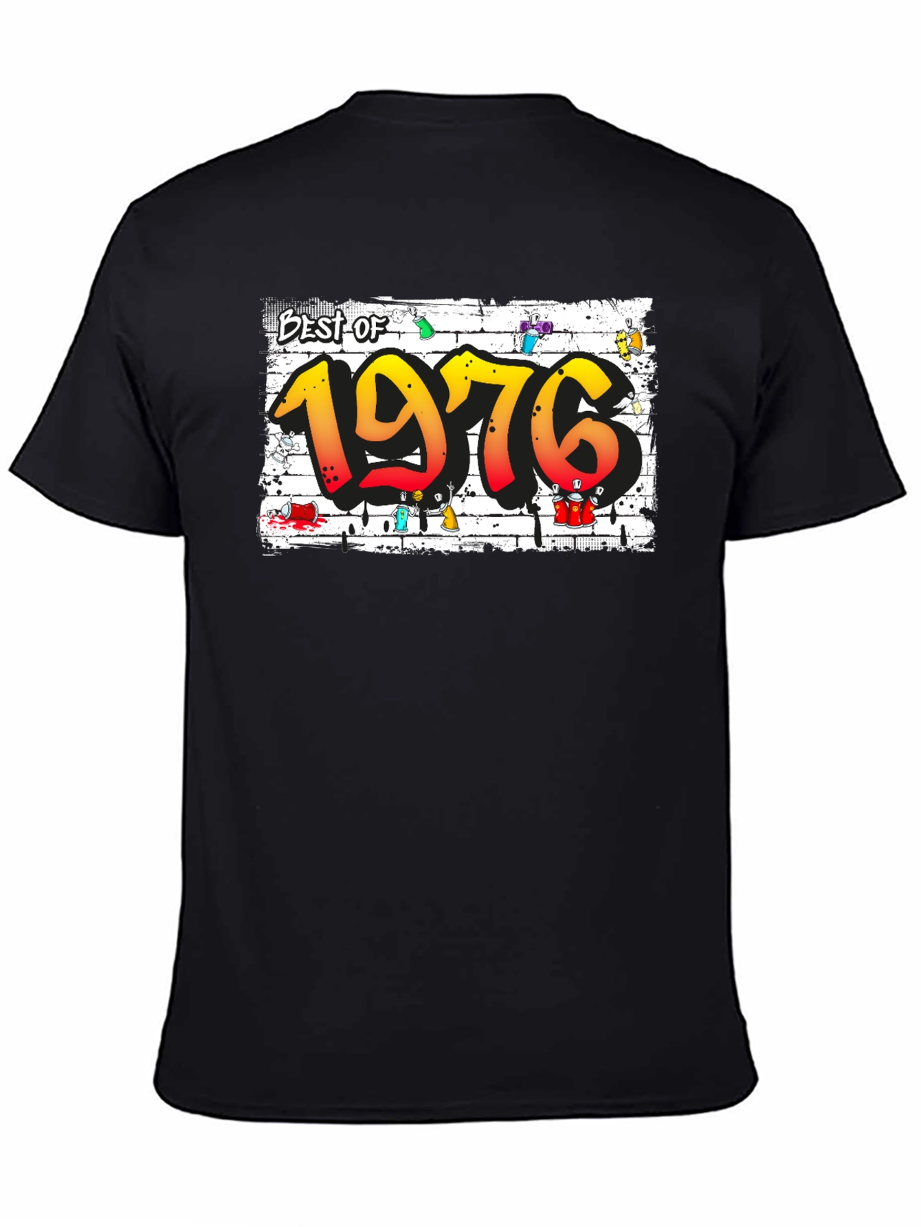 Best of 1976 T-Shirt Graffiti Style Tee
