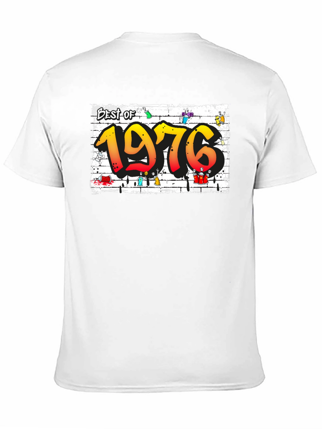 Best of 1976 T-Shirt Graffiti Style Tee