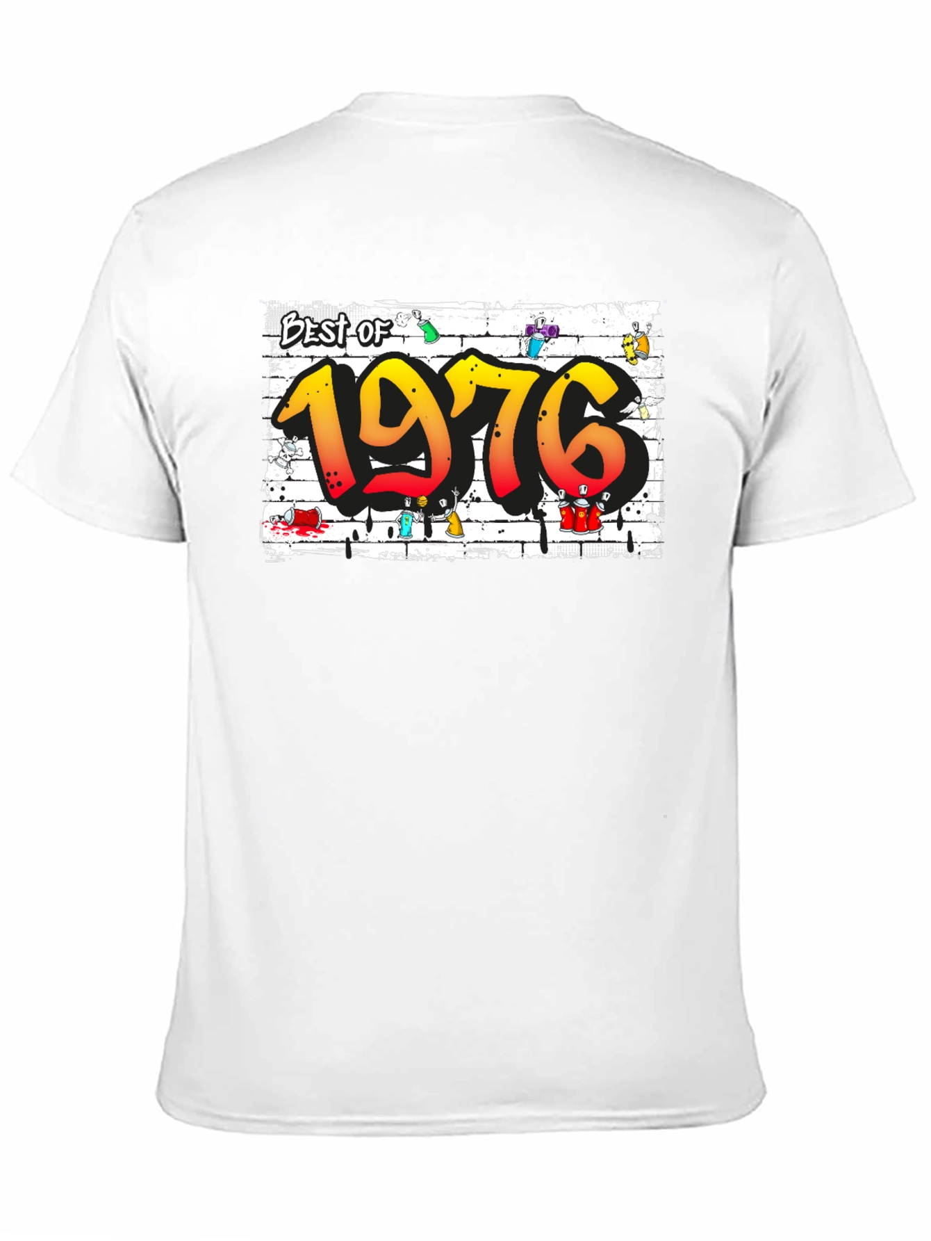 Best of 1976 T-Shirt Graffiti Style Tee