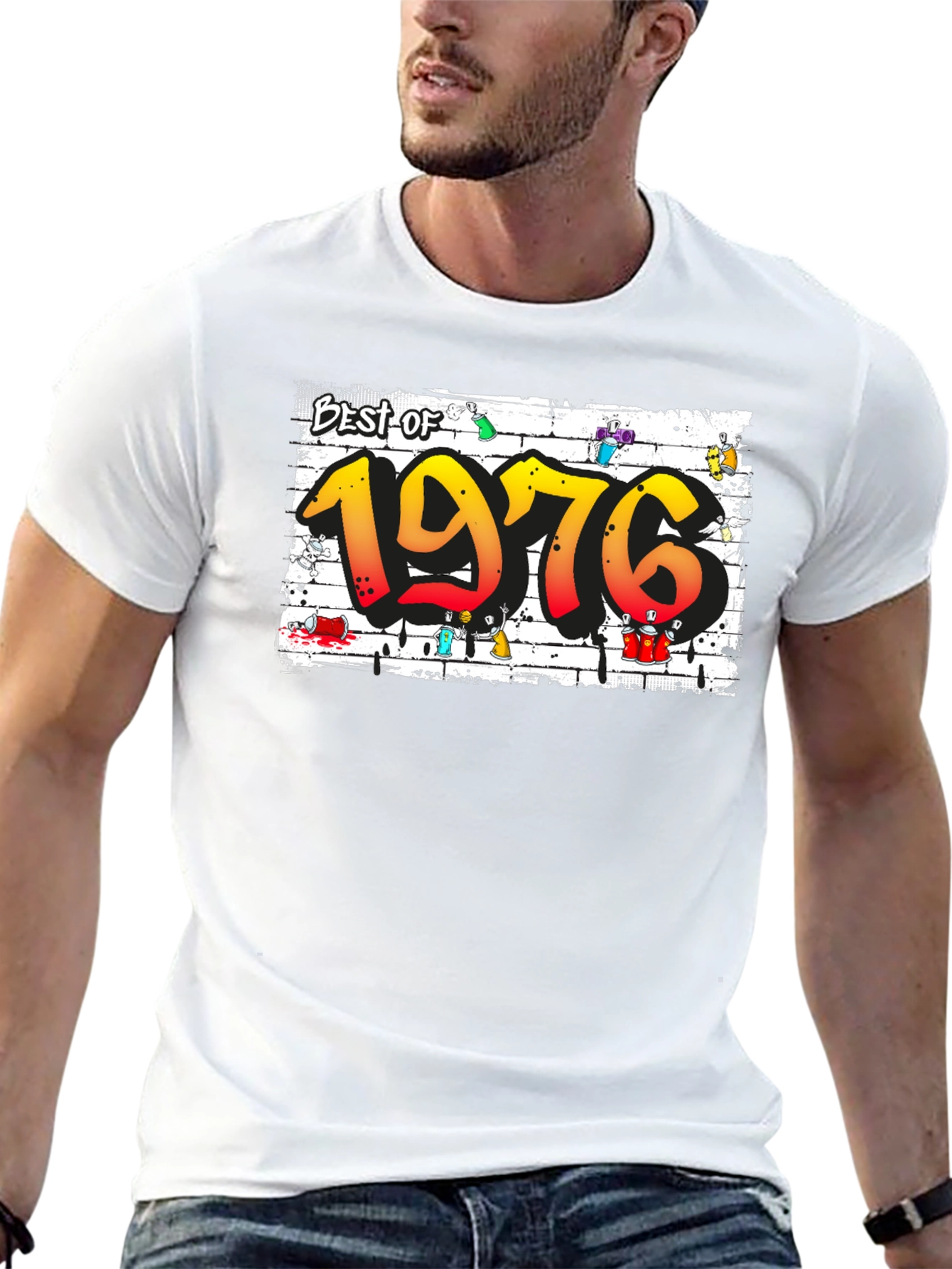 Best of 1976 T-Shirt Graffiti Style Tee