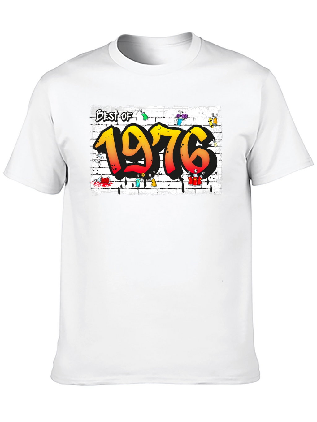 Best of 1976 T-Shirt Graffiti Style Tee