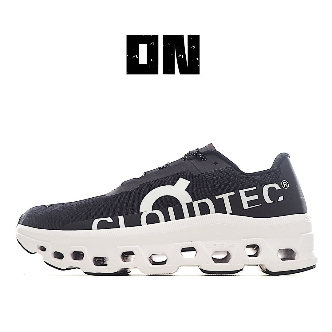 On Running Cloudmonster Sneakers Black | White