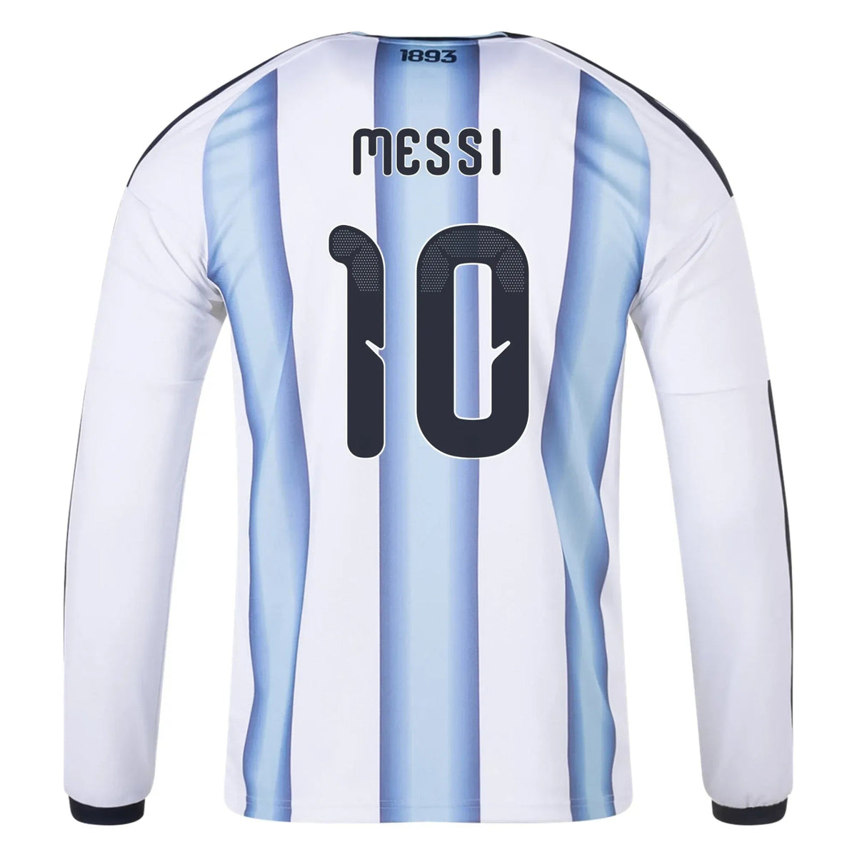 2026 Argentina Men's #10 Messi Stadium Home Long-Sleeve Soccer Jersey