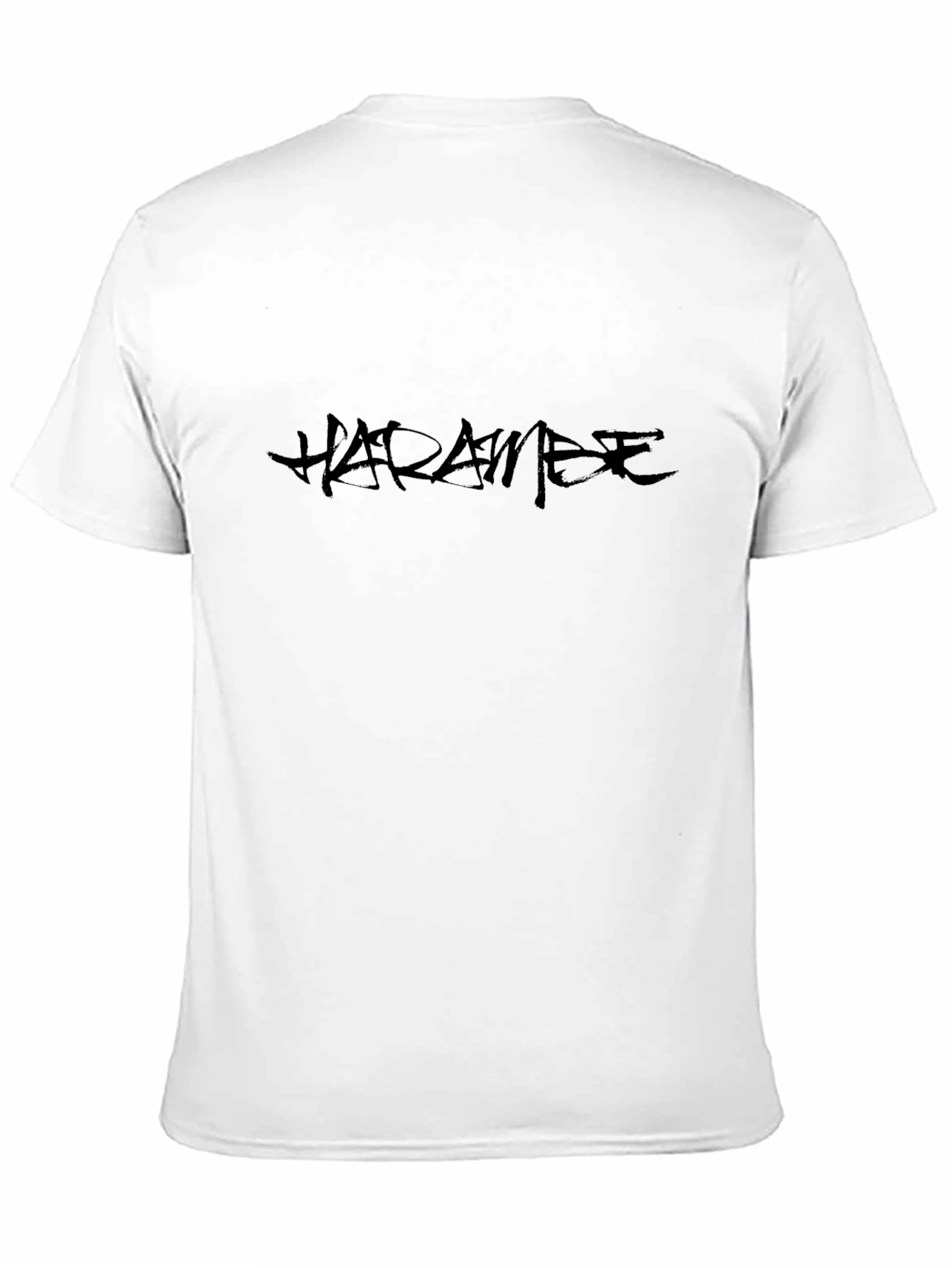 Harambe Black Graphic T-Shirt