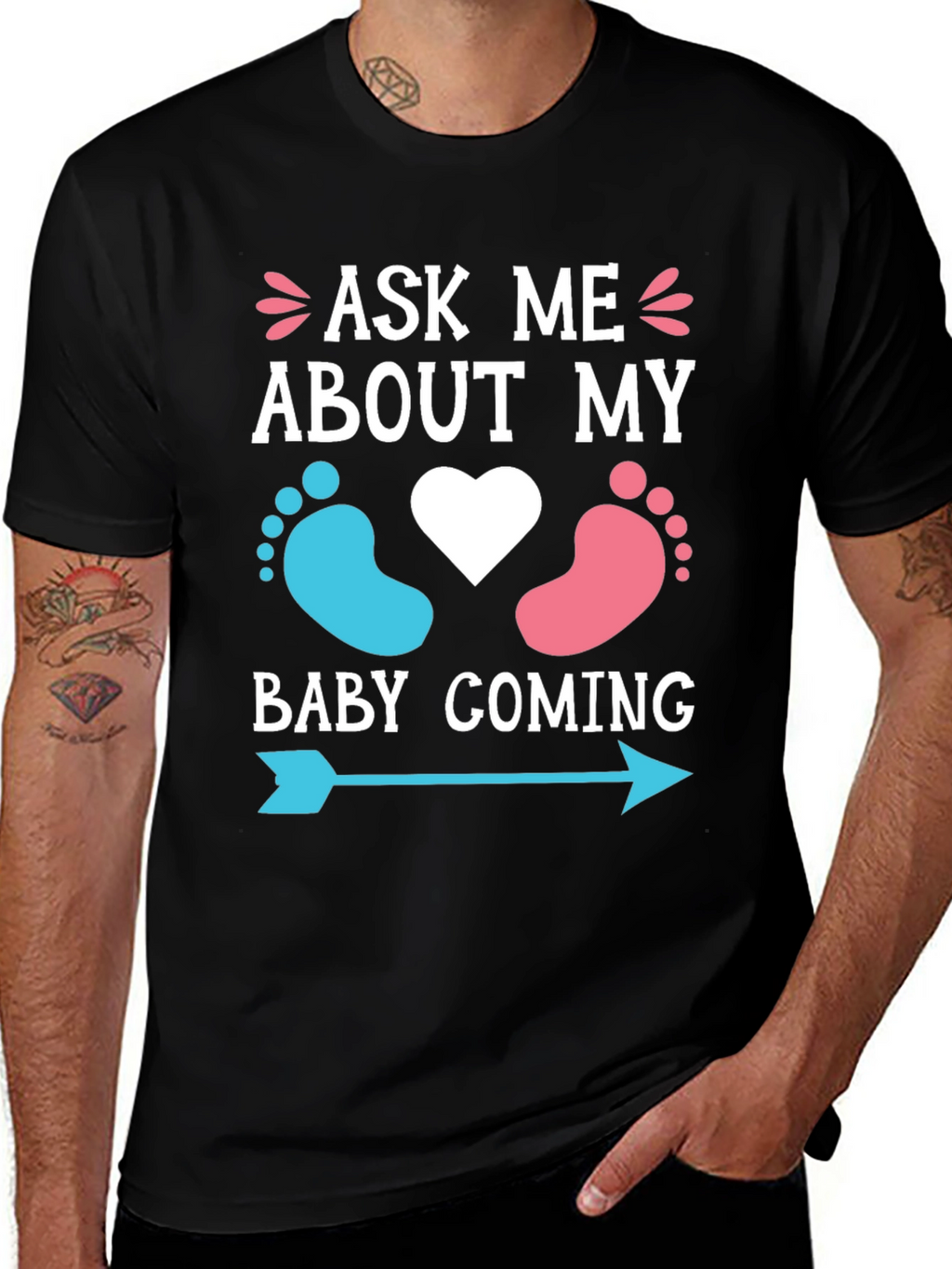 Ask Me About My Baby Coming T-Shirt
