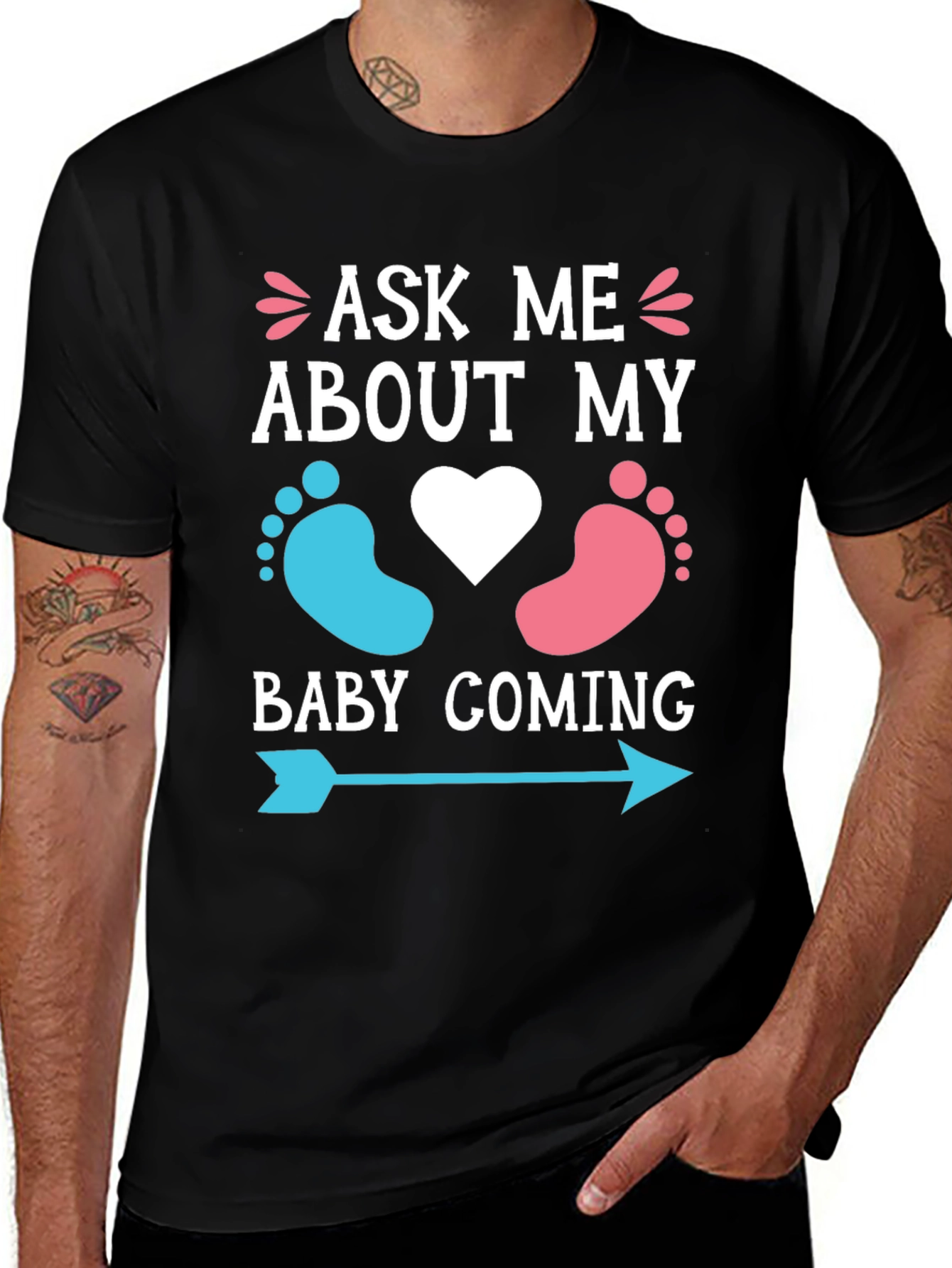 Ask Me About My Baby Coming T-Shirt