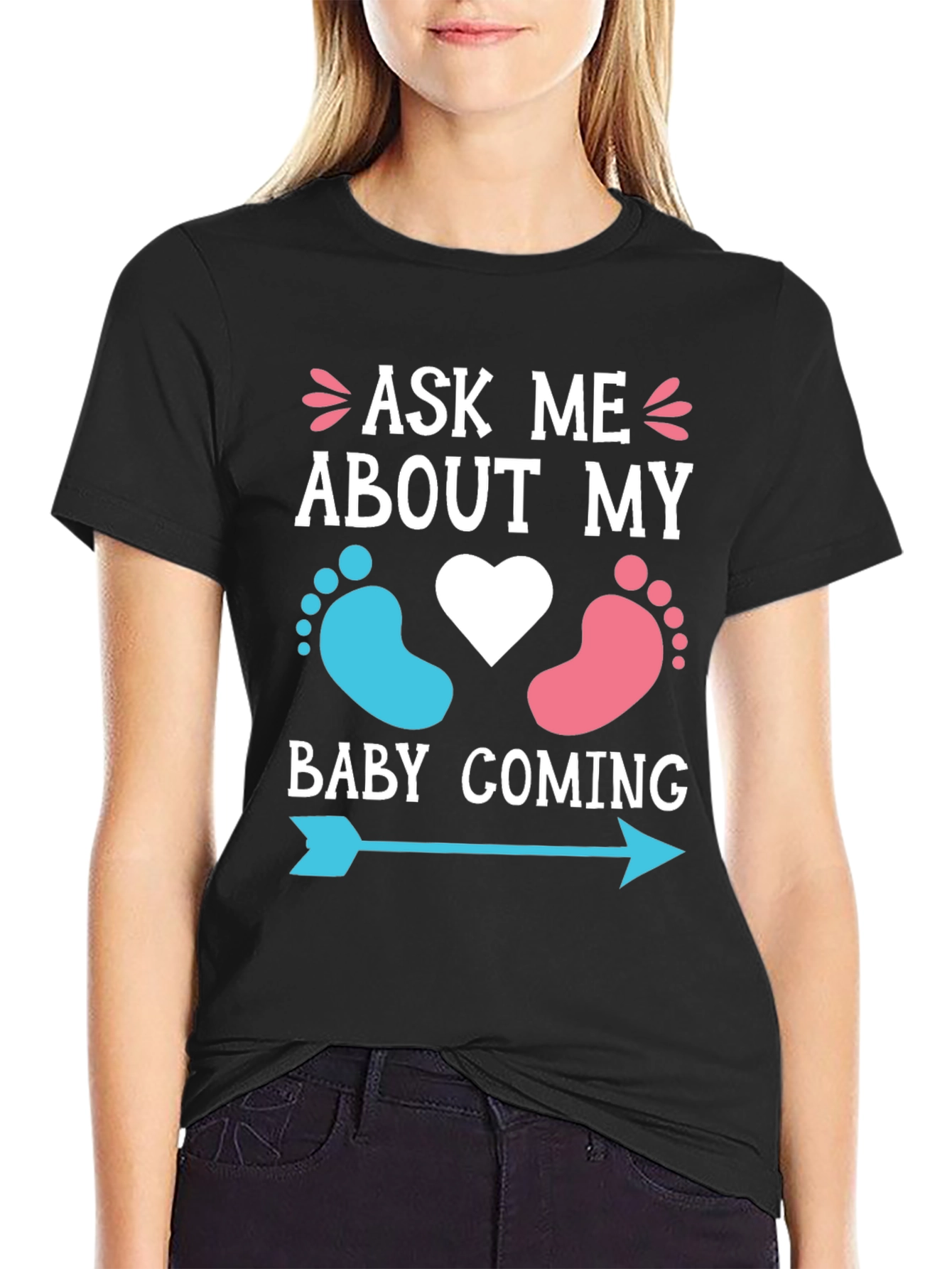Ask Me About My Baby Coming T-Shirt