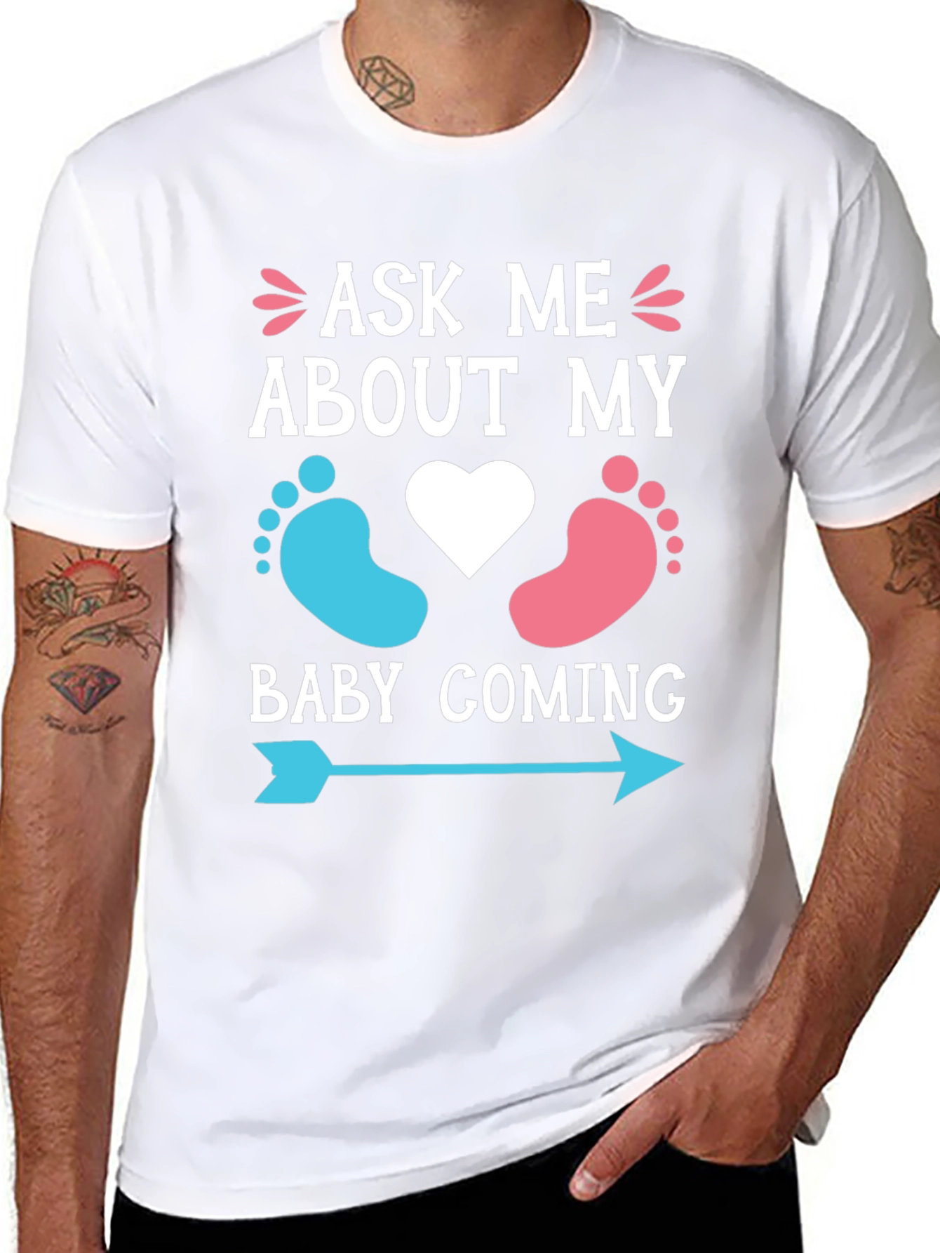 Ask Me About My Baby Coming T-Shirt