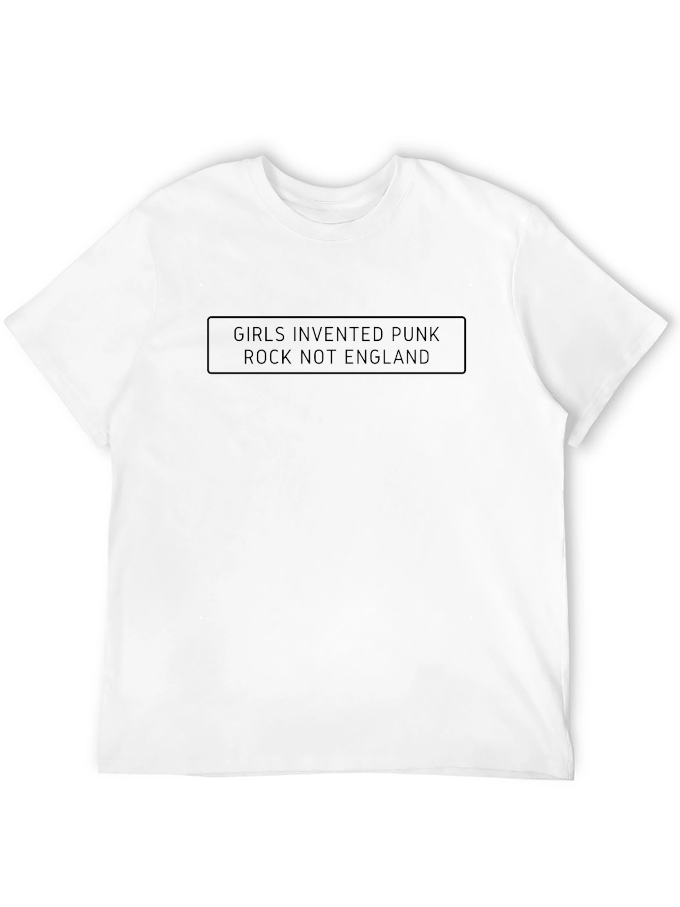 Girls Invented Punk Rock Graphic Tee - Black