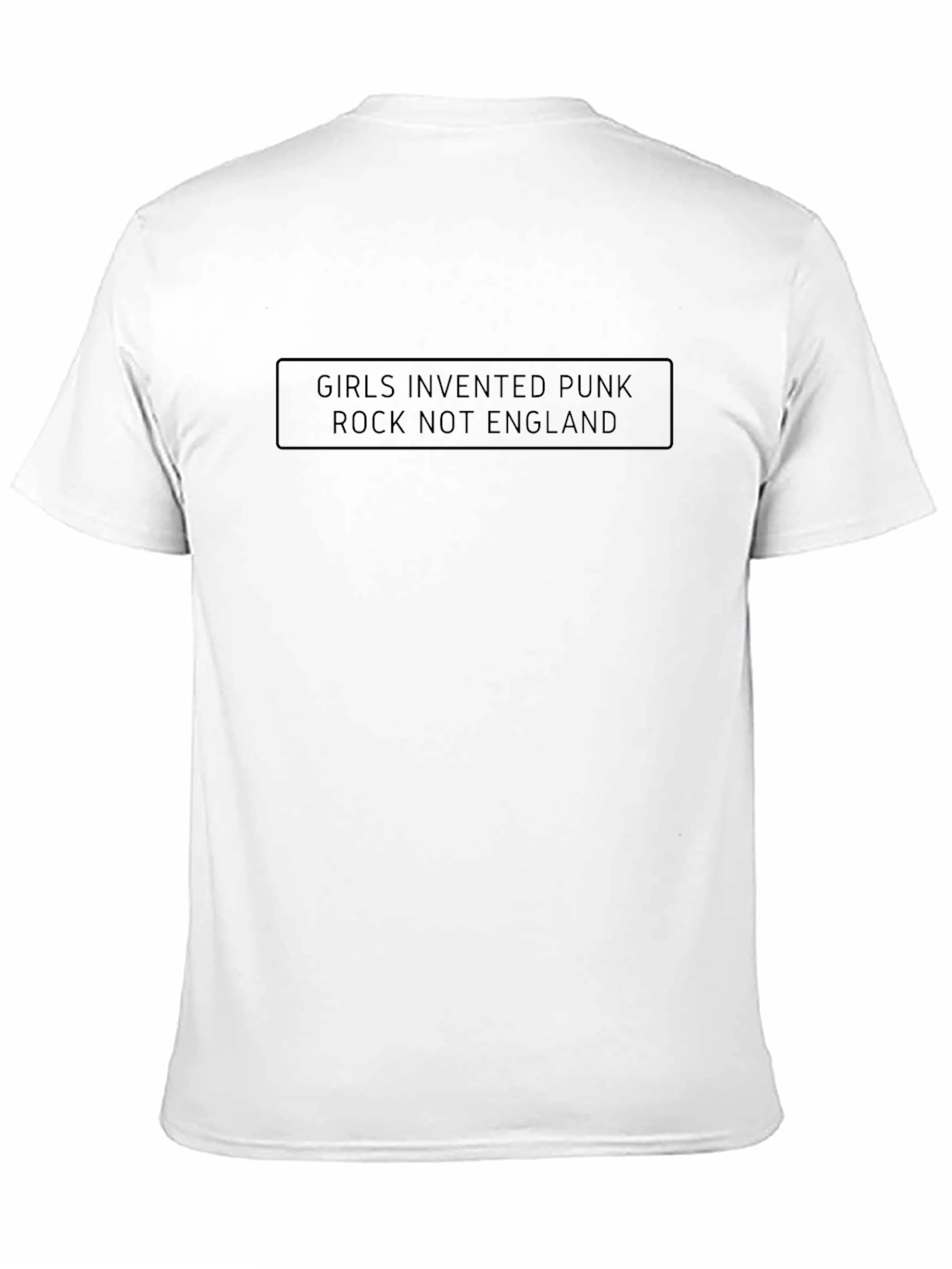 Girls Invented Punk Rock Graphic Tee - Black
