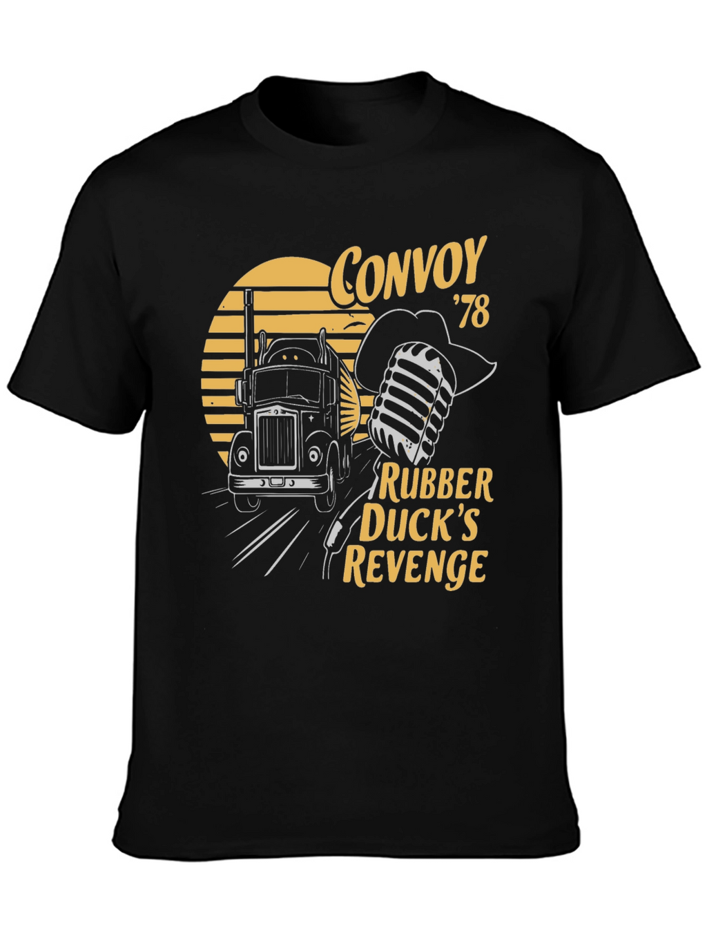 Convoy 78 Rubber Ducks Revenge Black T-Shirt