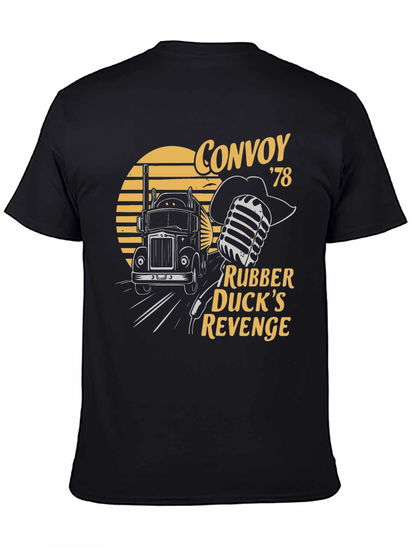 Convoy 78 Rubber Ducks Revenge Black T-Shirt