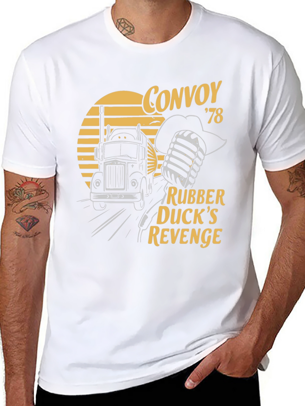 Convoy 78 Rubber Ducks Revenge Black T-Shirt