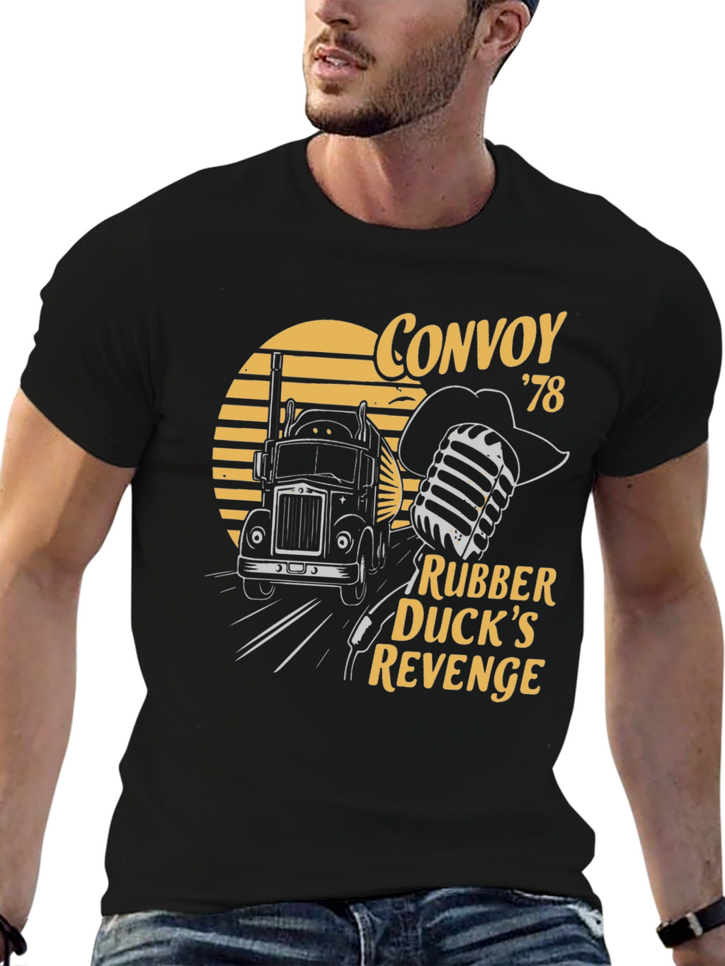 Convoy 78 Rubber Ducks Revenge Black T-Shirt
