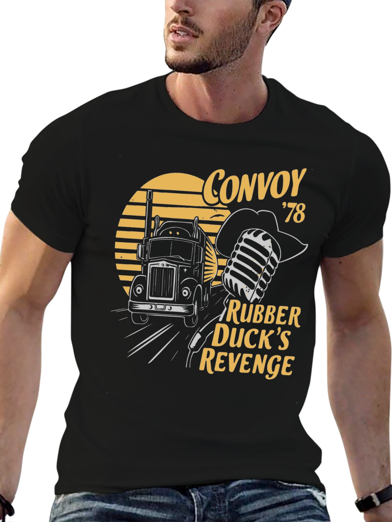 Convoy 78 Rubber Ducks Revenge Black T-Shirt