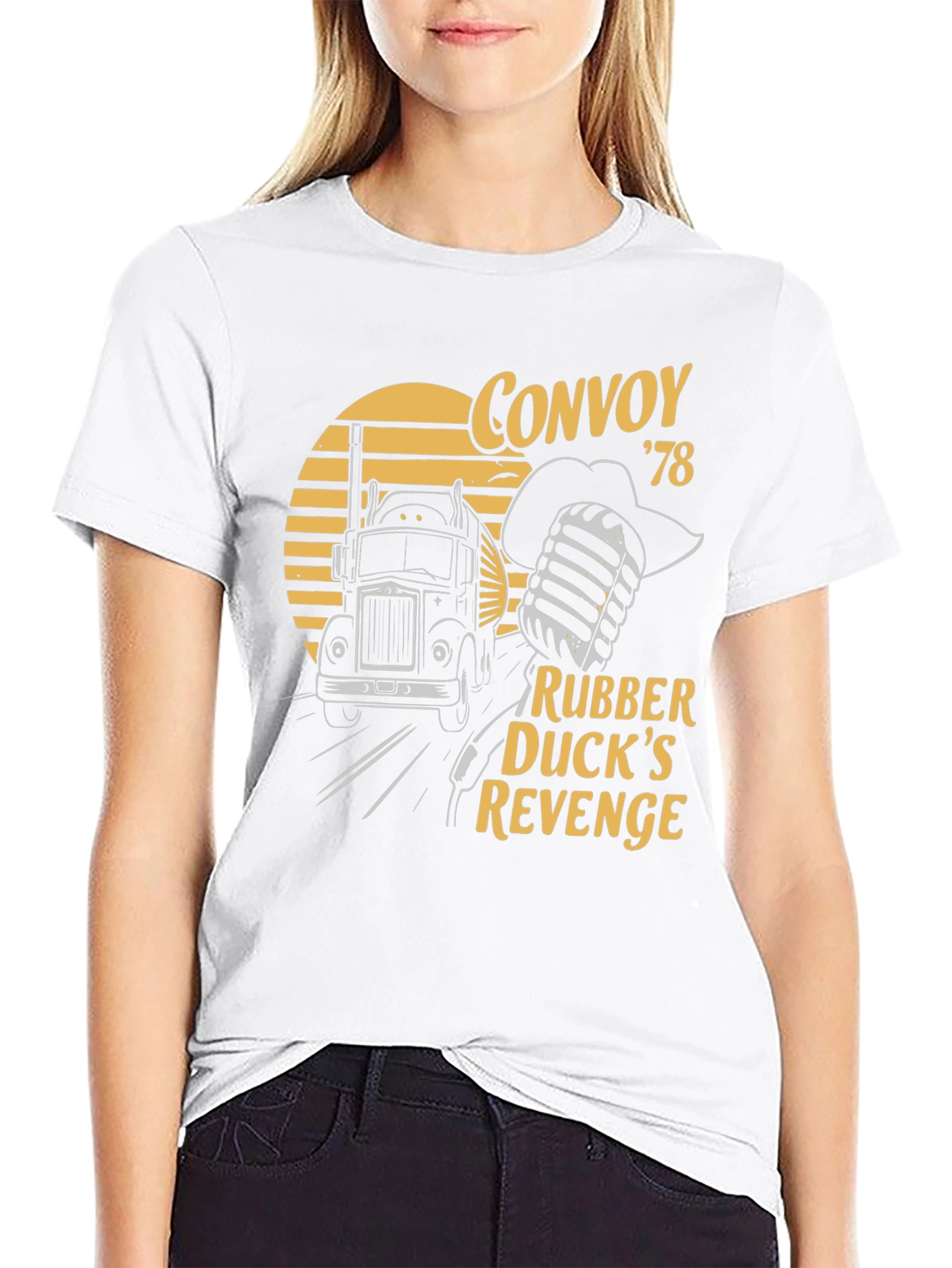 Convoy 78 Rubber Ducks Revenge Black T-Shirt